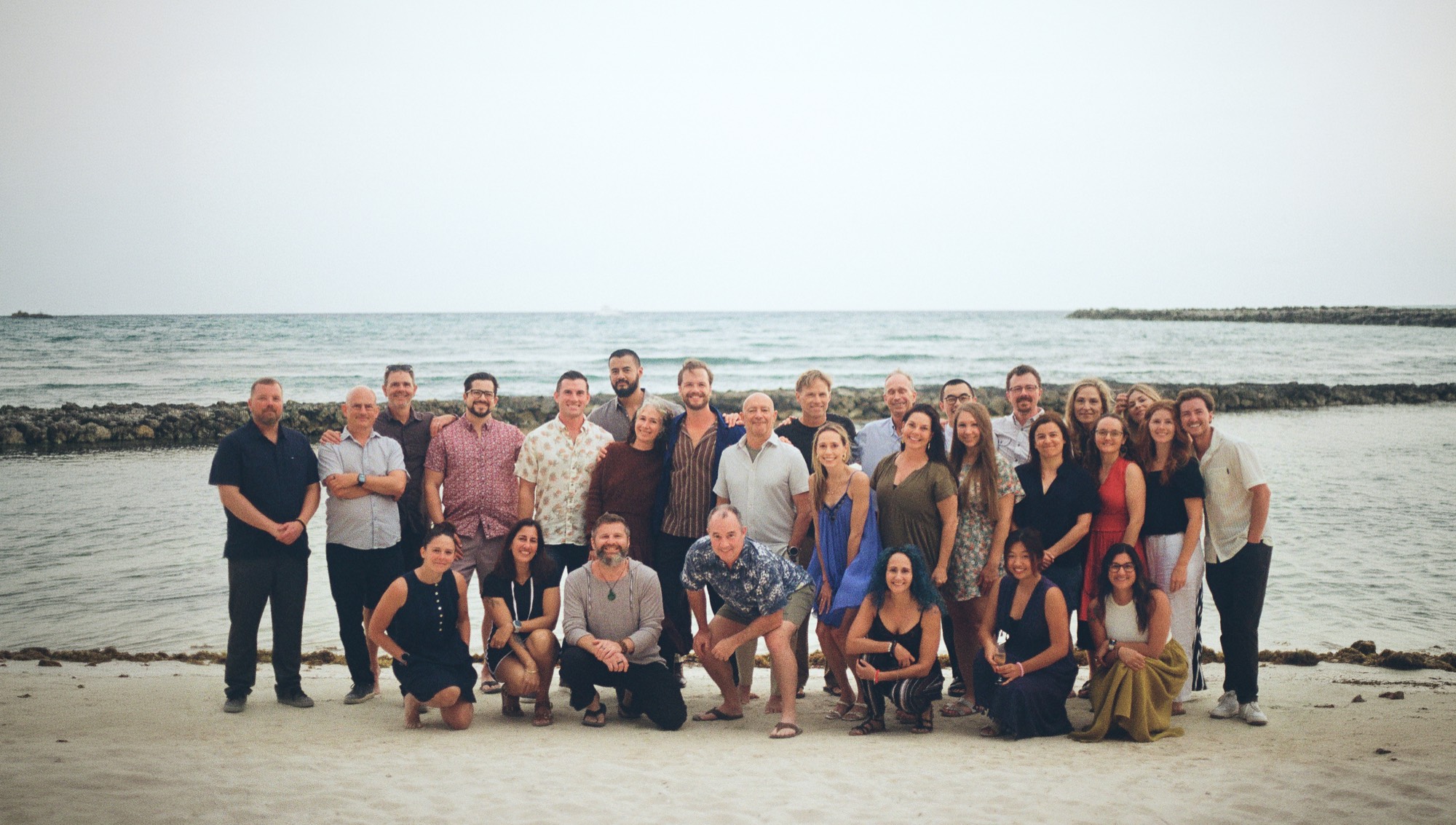 Qualia team at a company gathering